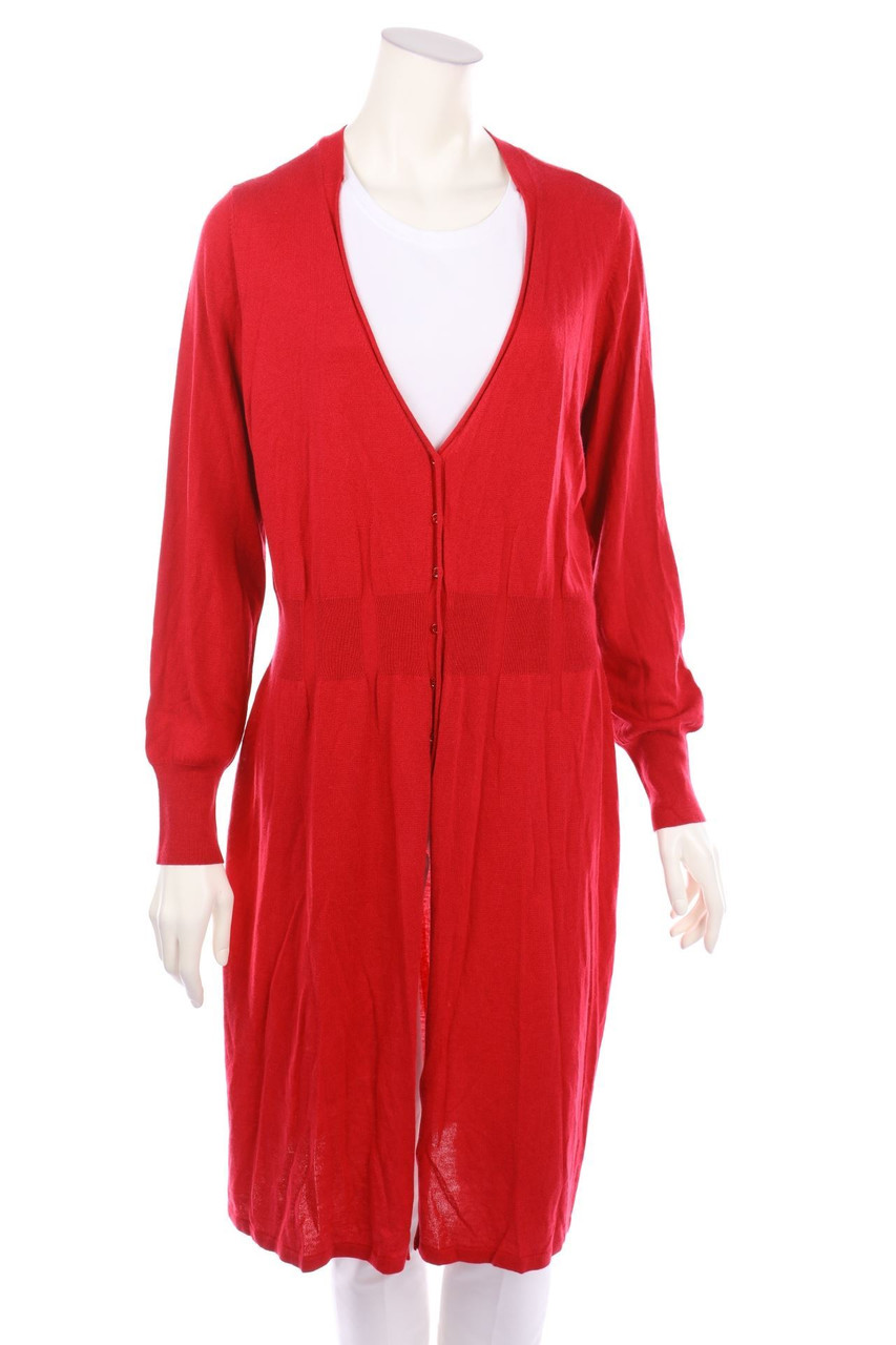 NOVE MARZO - Long-Cashmere Silk Cardigan - D 44