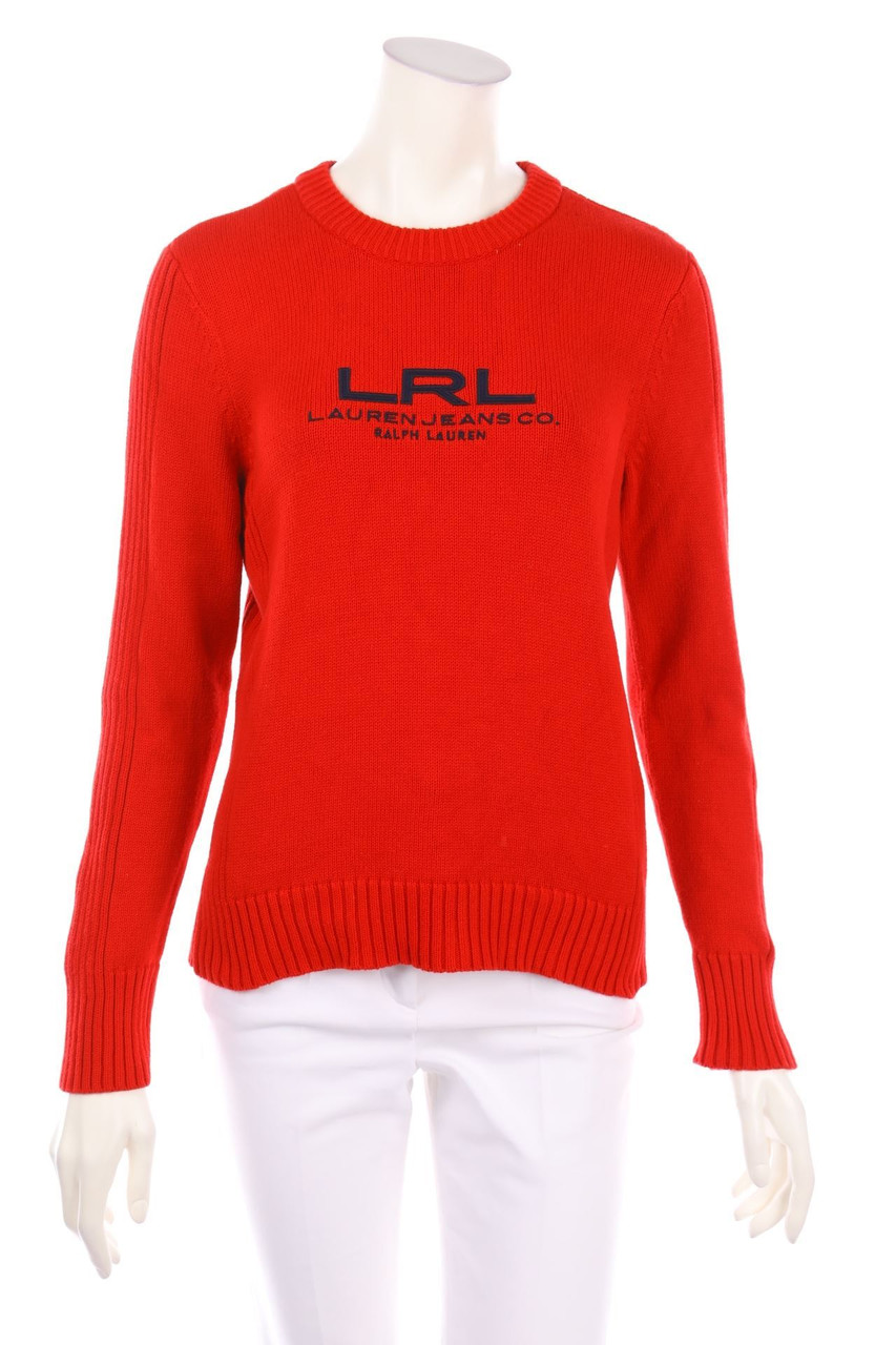LRL RALPH LAUREN - Baumwoll-Pullover mit Logo-Stickerei - S