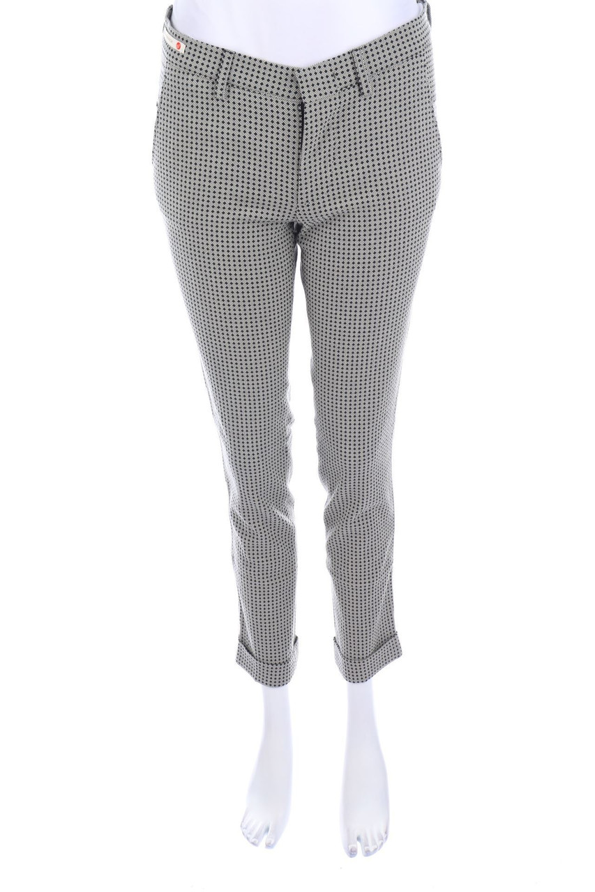 BERWICH - Chino Pants with Geo Pattern - D 32
