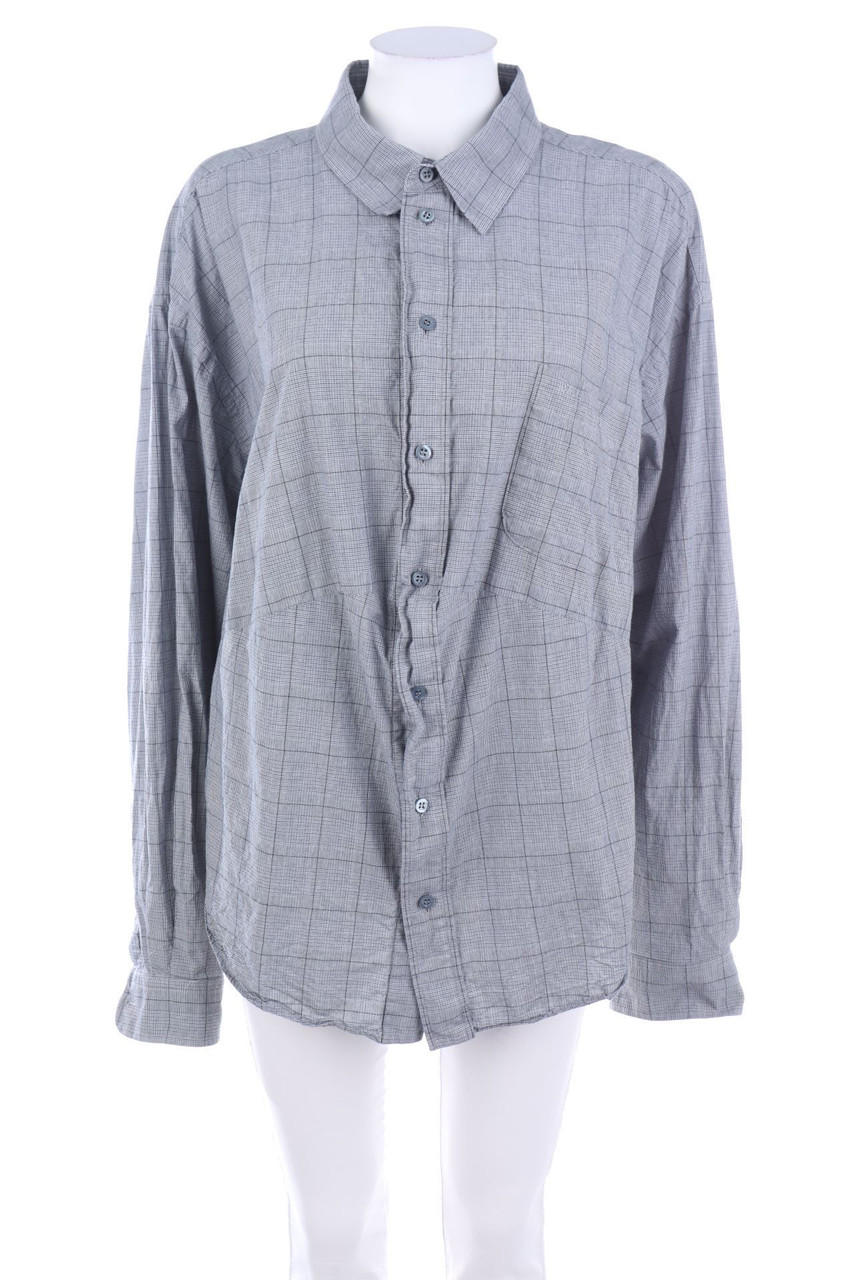 BALENCIAGA - Hemd-Bluse mit Logo-Stickerei - D 32