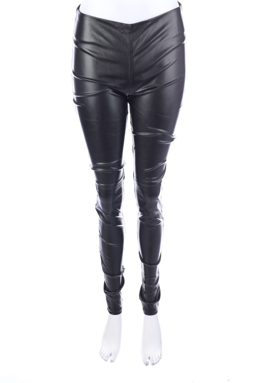 Flo Atelier - Faux Leather Pants - M