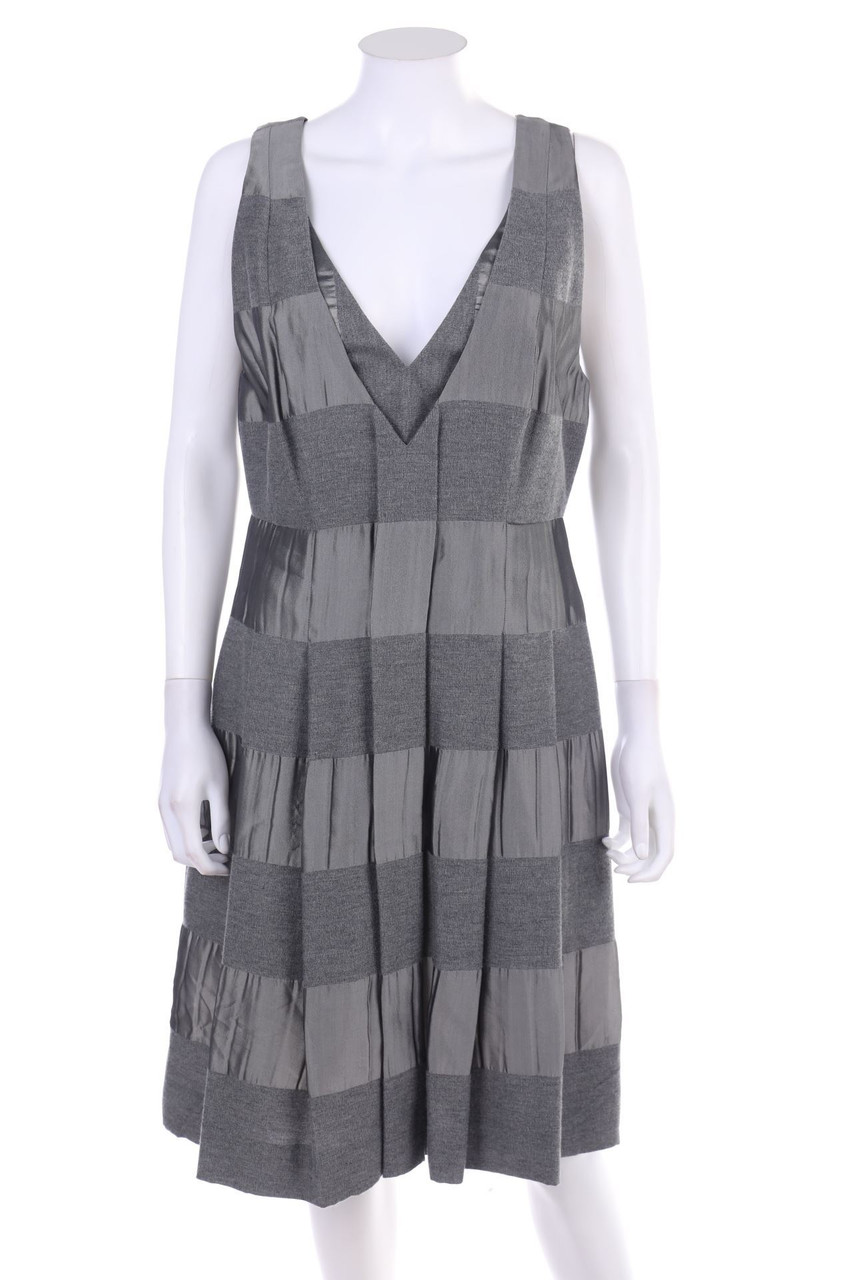 STRENESSE GABRIELE STREHLE - Stripe Cocktail Dress with Silk - D 42