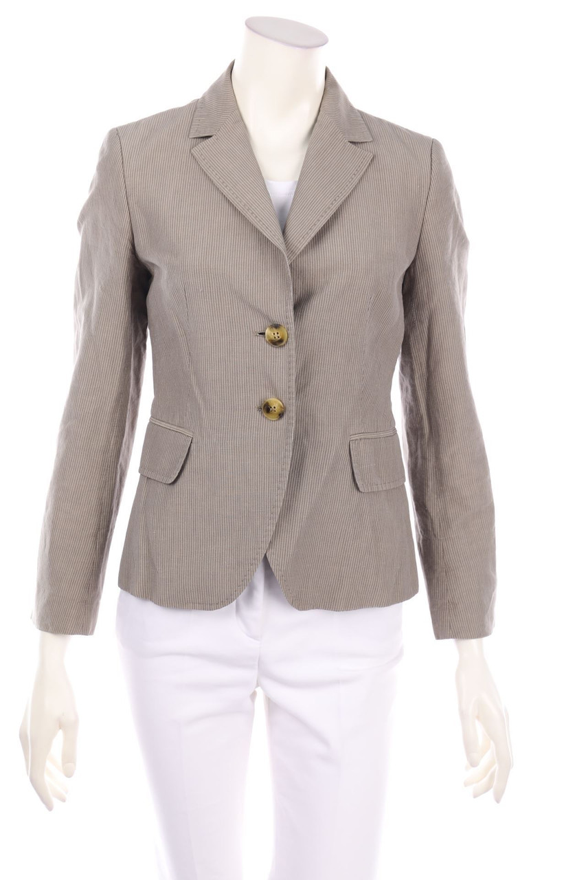 Max Mara WEEKEND - Blazer aus Leinen-Mix mit Streifen - D 34