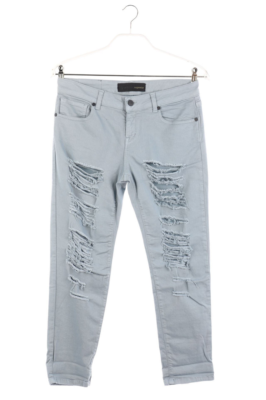 UP JEANS - Cropped-Destroyed, Skinny-Jeans - W29