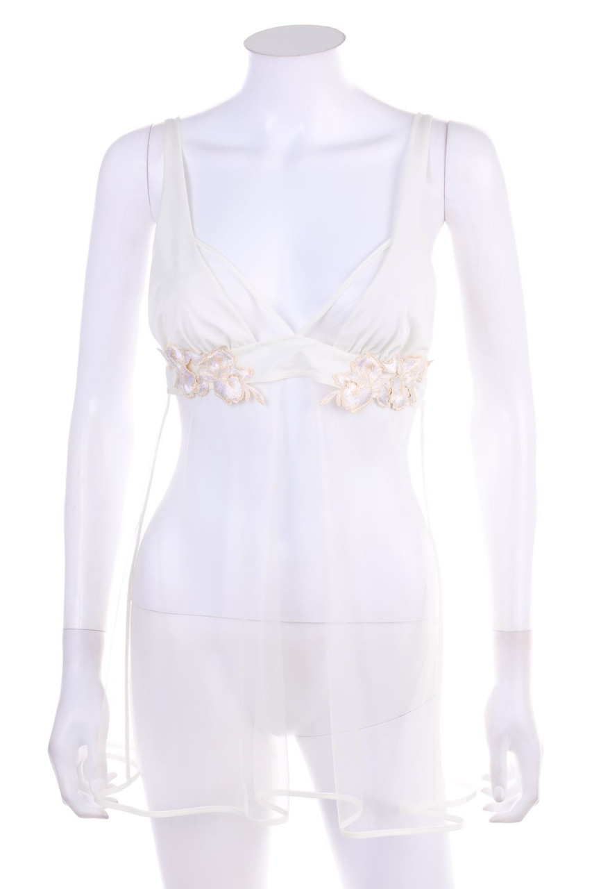 parah - Mesh-Top with Embroideries - D 36