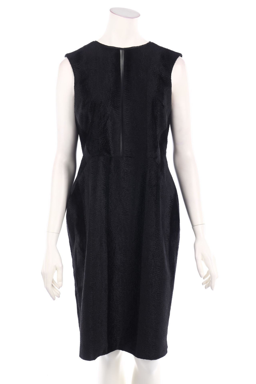 Marciano - Velvet Cocktail Dress with Mesh Insert - D 44