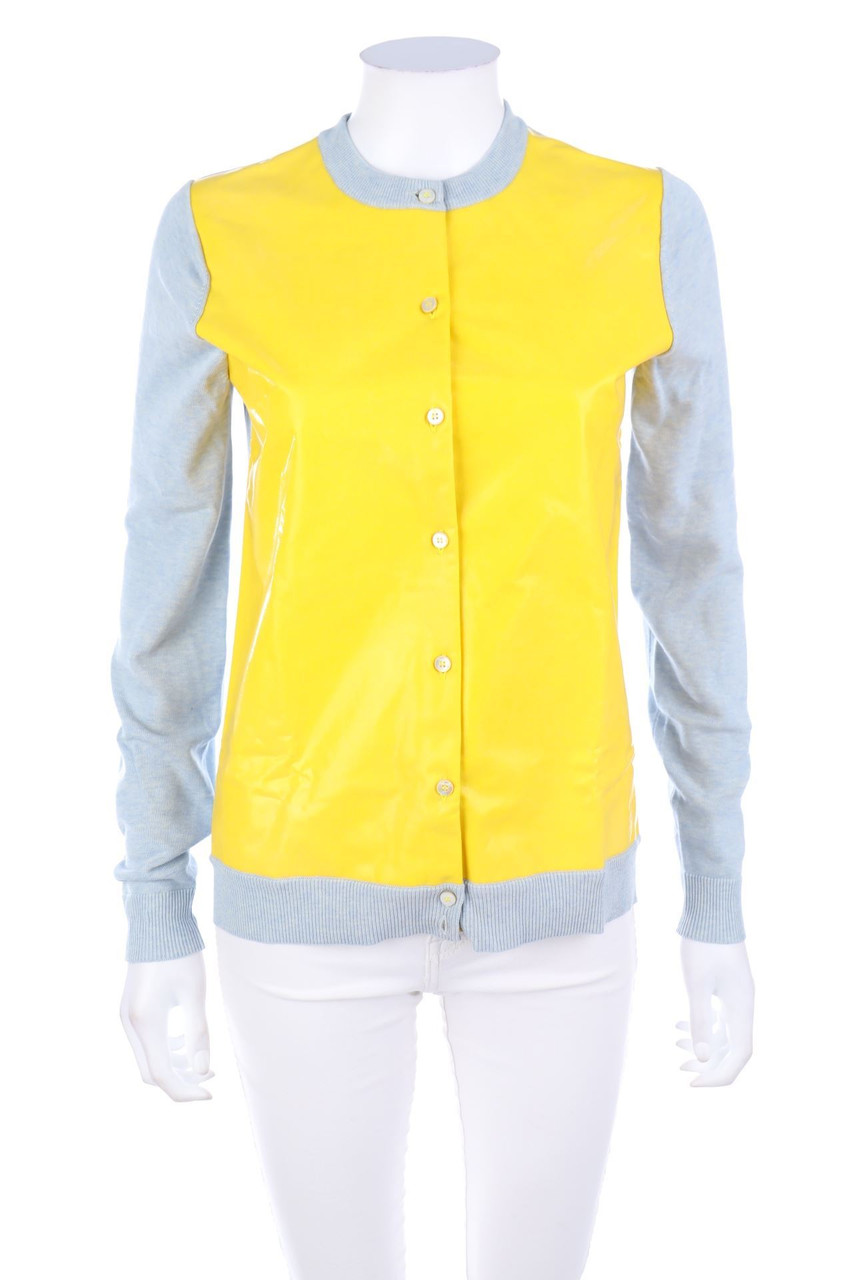 MARC BY MARC JACOBS - Cardigan mit Kunstleder-Details - XS