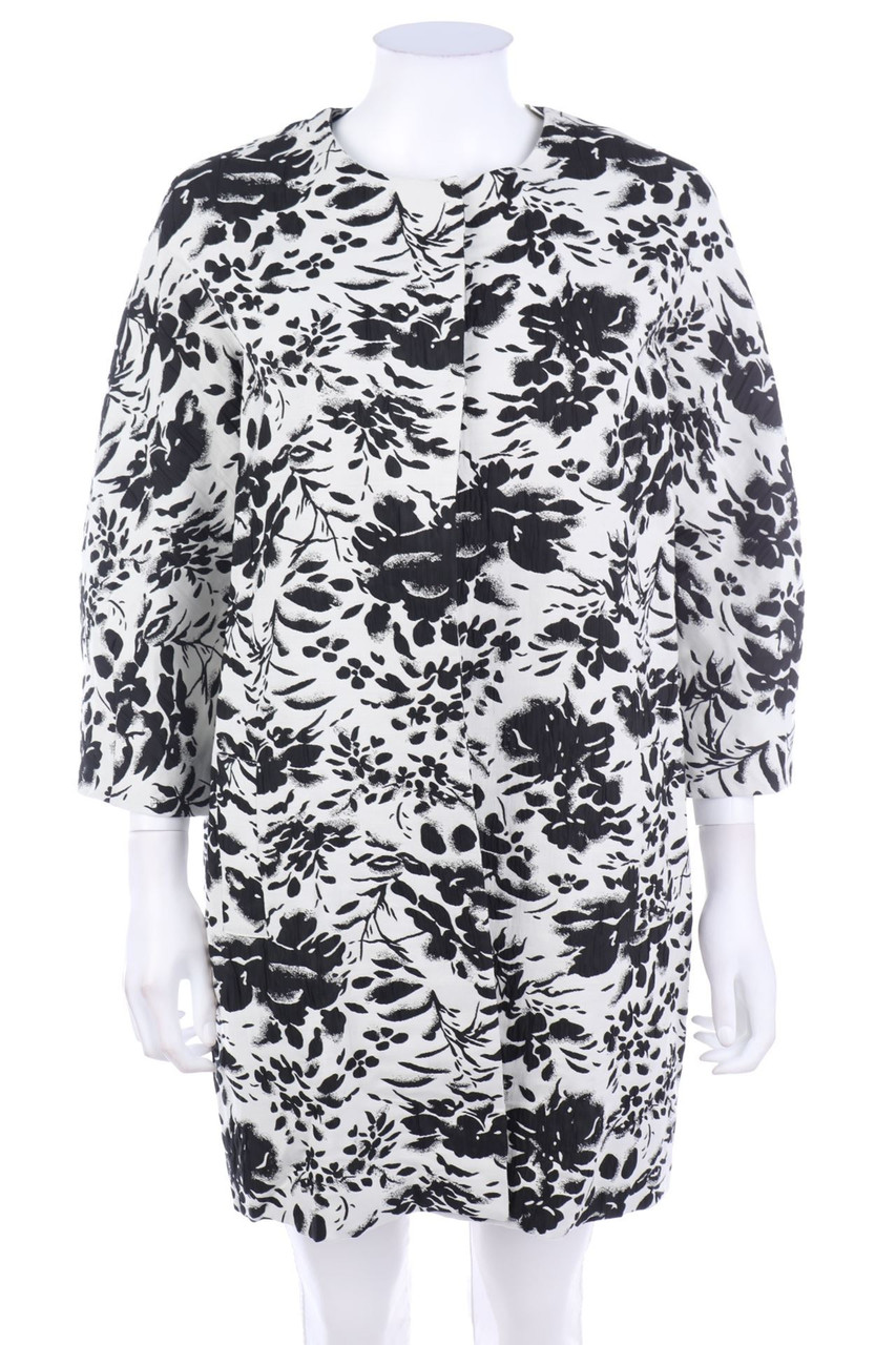 olla parég - Coat with Flower Print - D 38