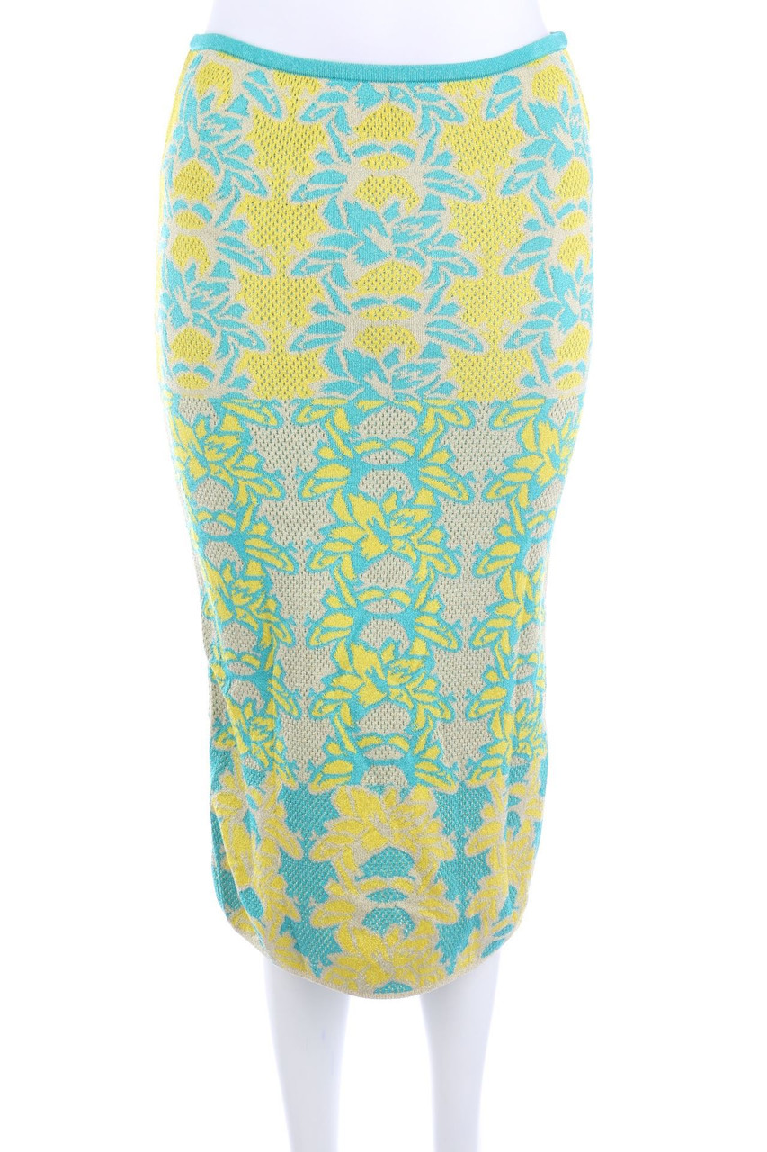 MISSONI - Knitted Skirt with floral print - D 38