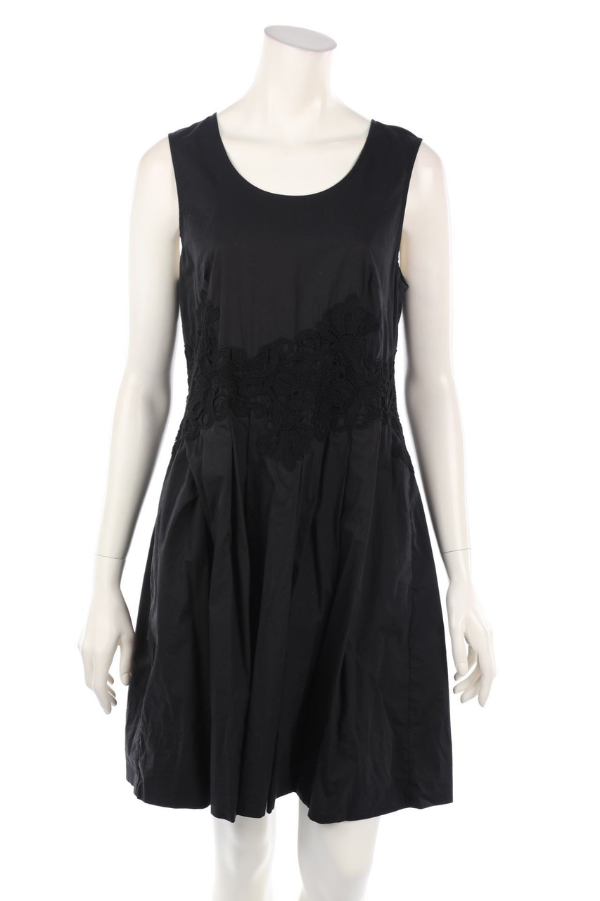 PAROSH - Cocktail Dress with Lace - M