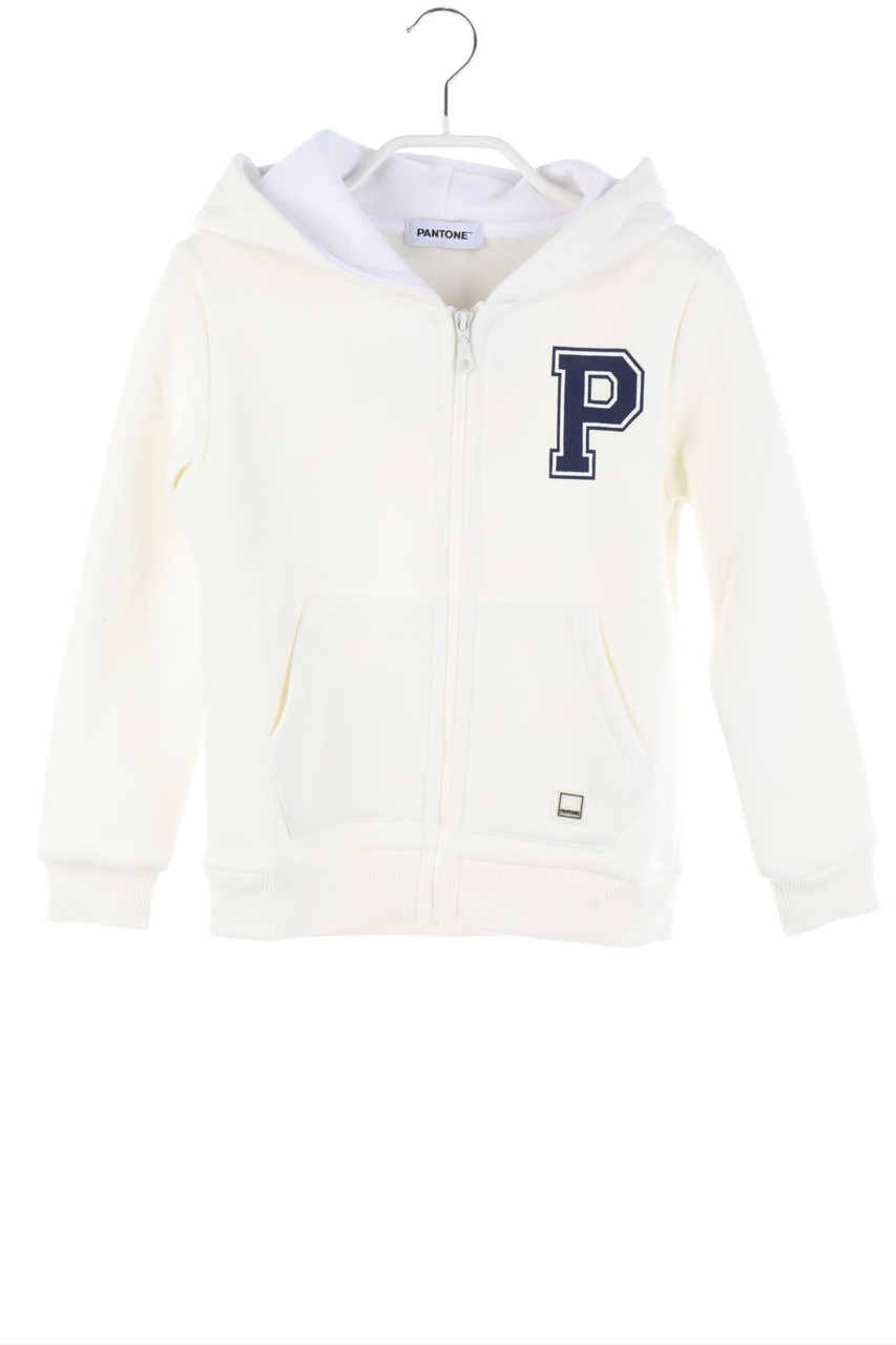 PANTONE - Hooded Sweat Jacket with Logo-Print - 128