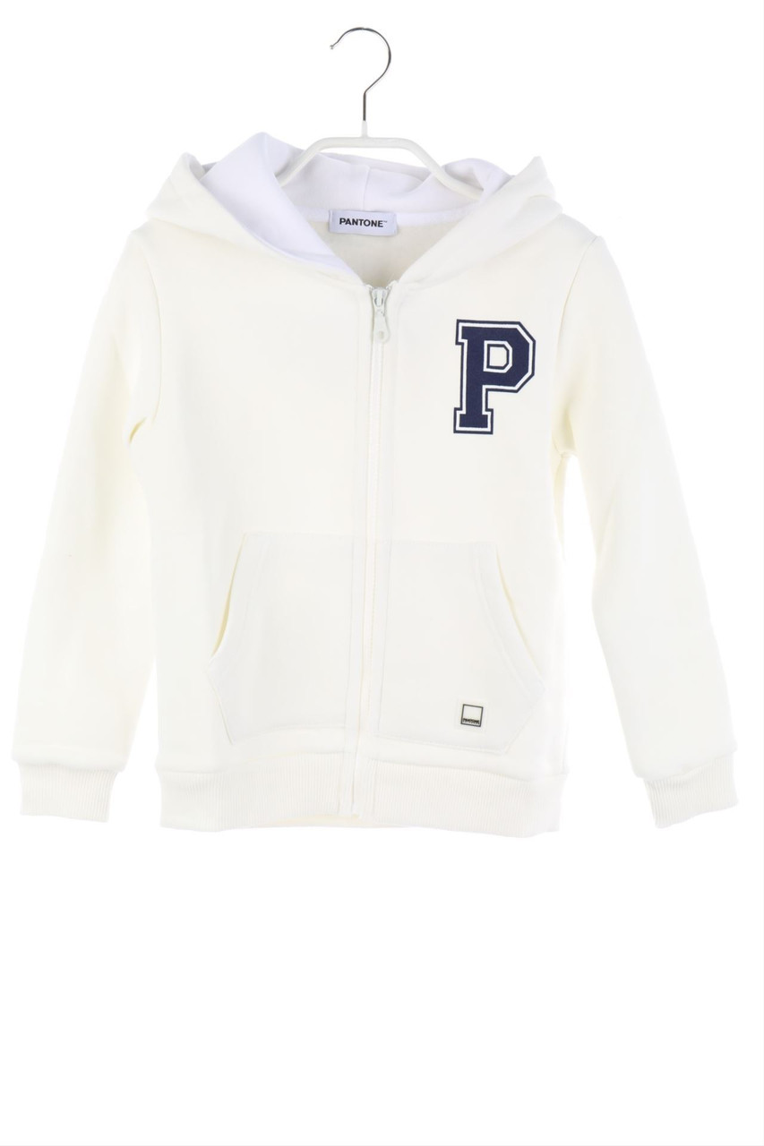 PANTONE - Hooded Sweat Jacket with Logo-Print - 128