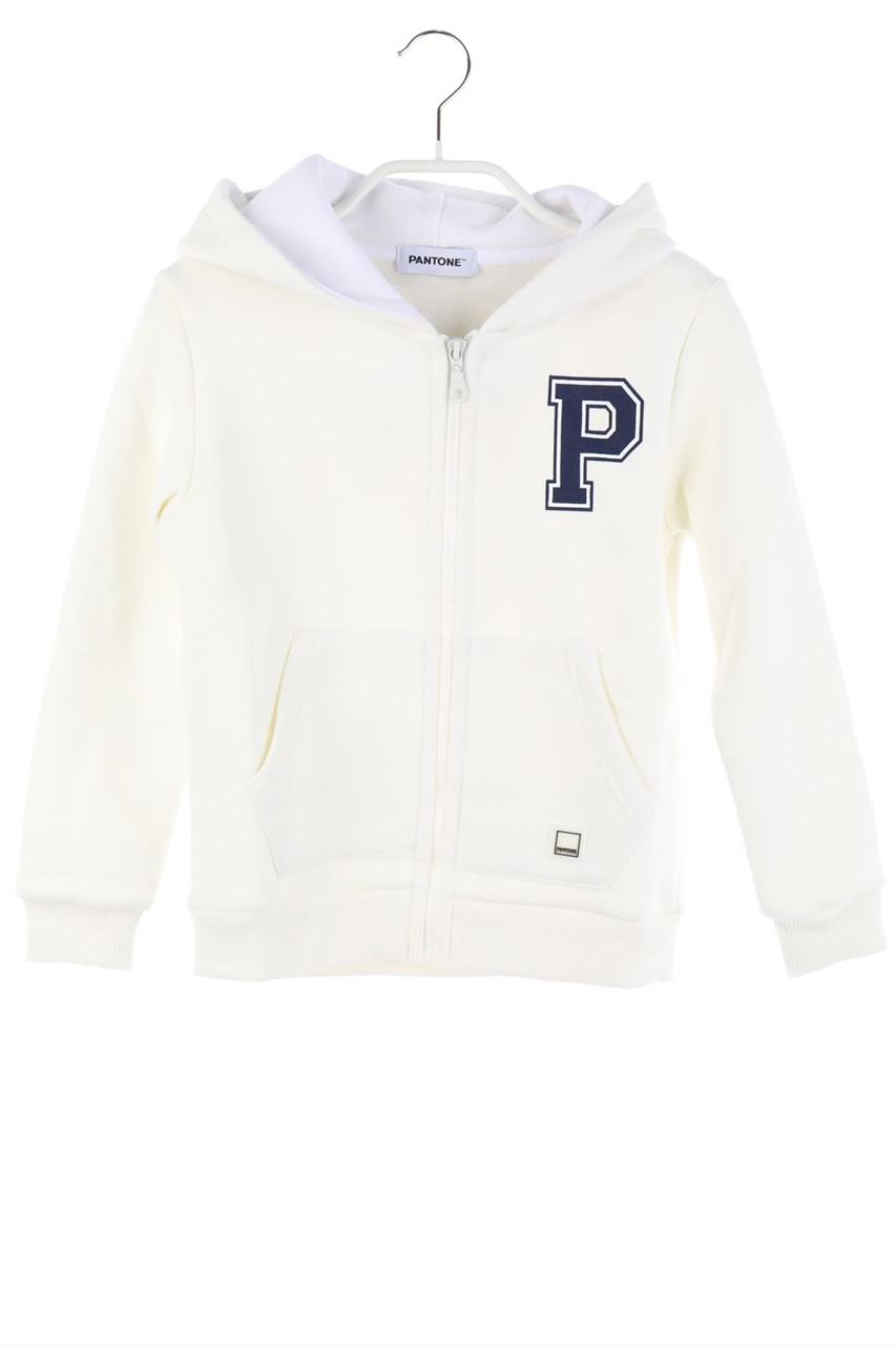 PANTONE - Hooded Sweat Jacket with Logo-Print - 104