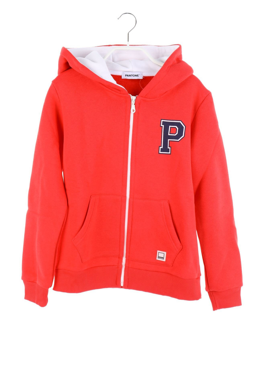 PANTONE - Hooded Sweat Jacket with Logo-Print - 152