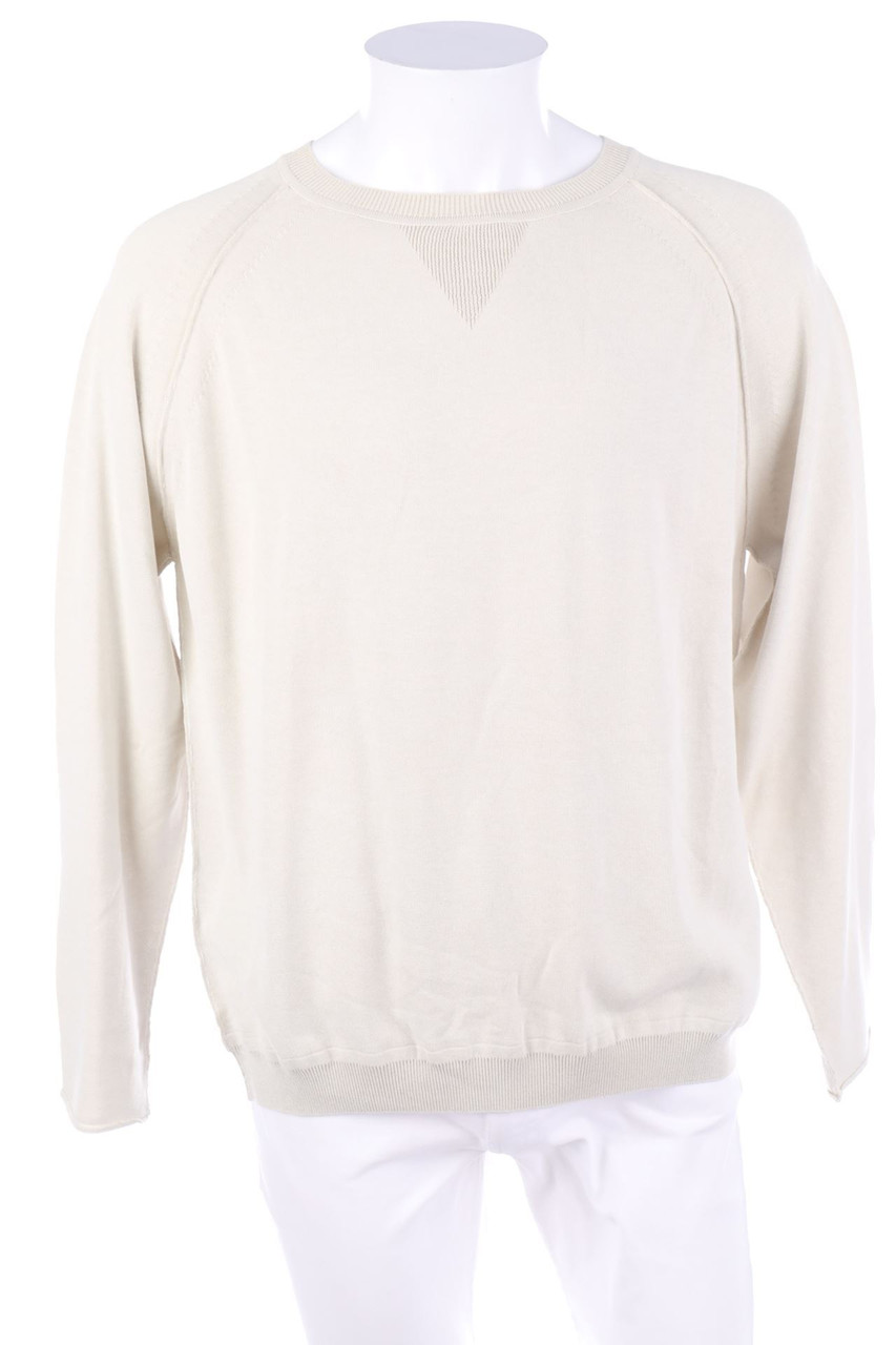 HIGH USE - crewneck cotton pullover - L