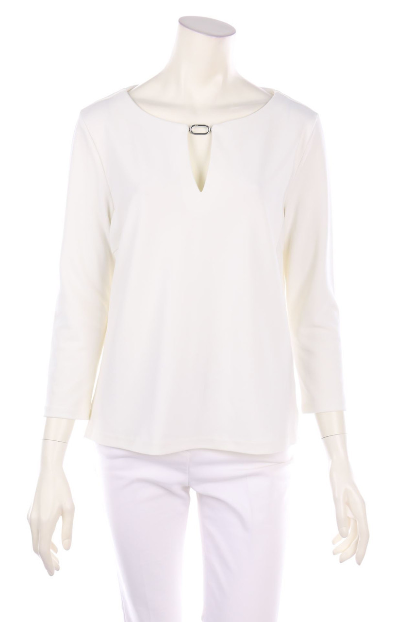 HUGO HUGO BOSS - Bluse mit 3/4-Ärmel mit tiefem Ausschnitt - L