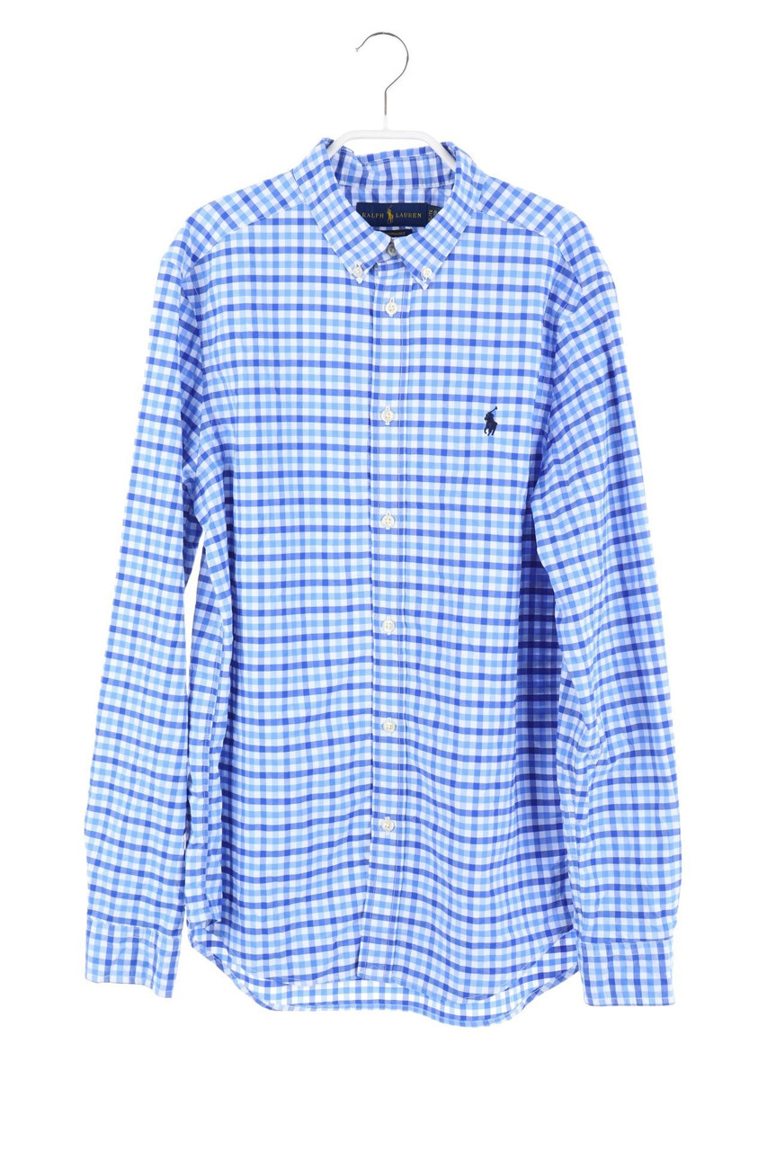RALPH LAUREN - Checked shirt with Logo-Stitching - 158