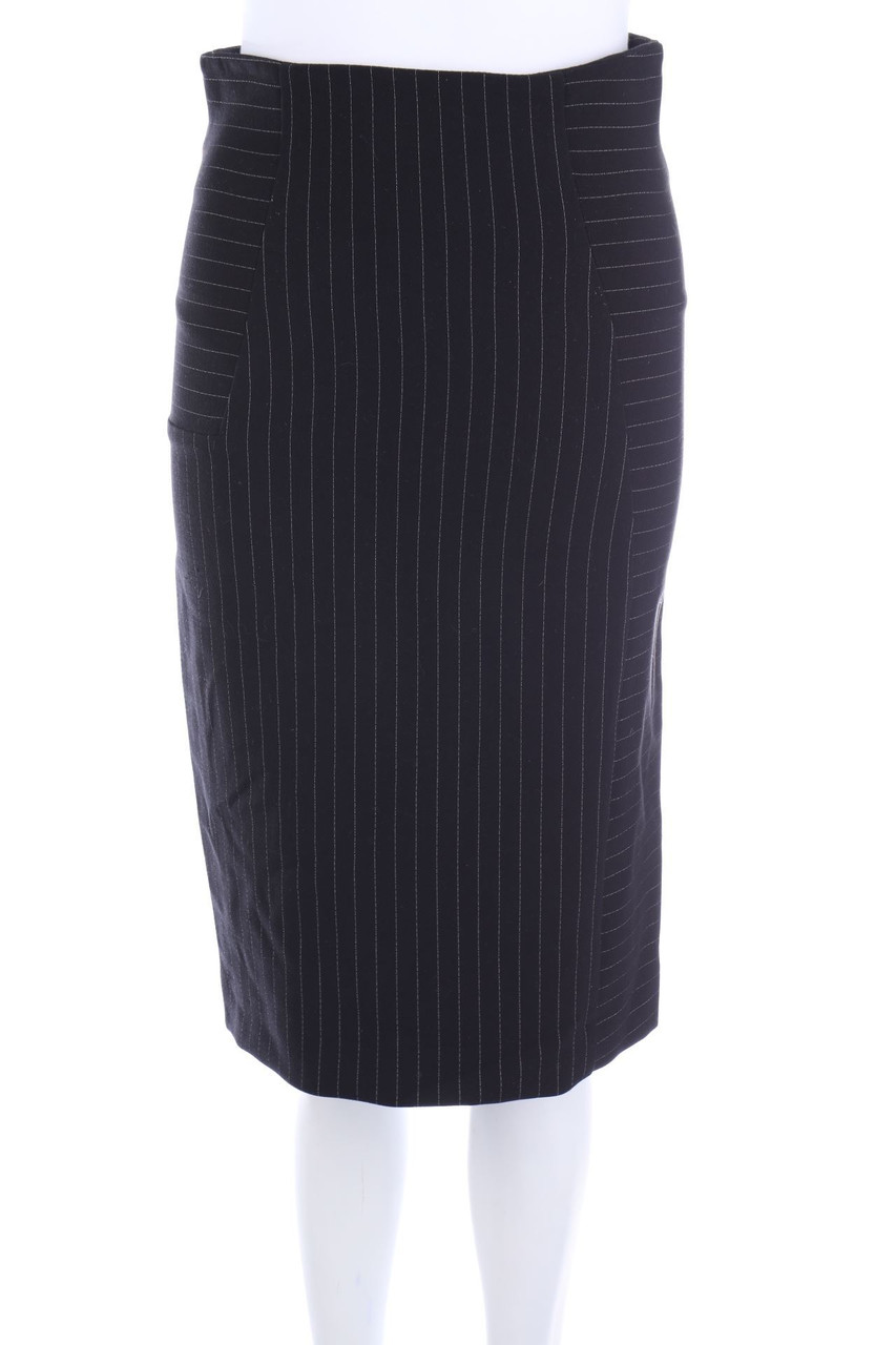SANDRO FERRONE - Midi Skirt with Pinstripes - S