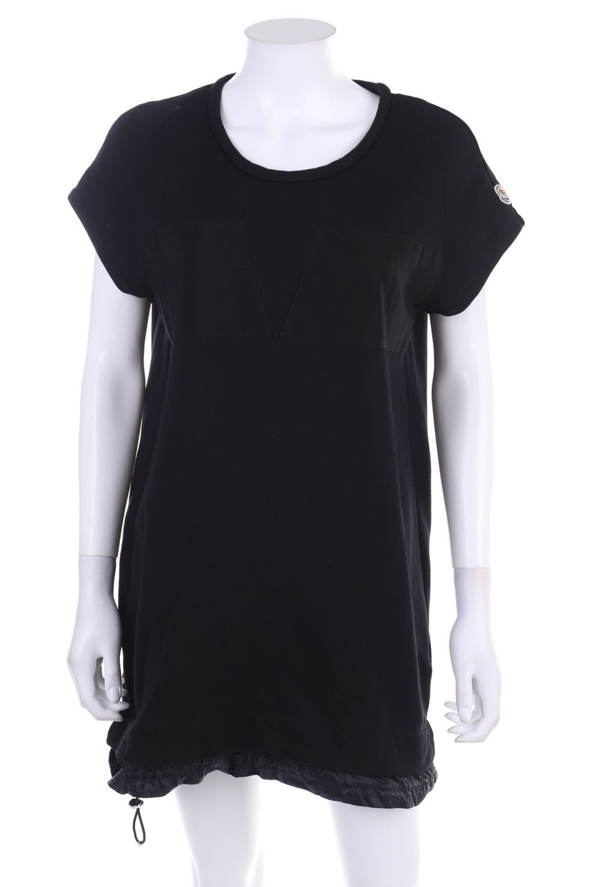 Moncler - Sweat-Mini Dress, Layer Look with Logo Patch - M