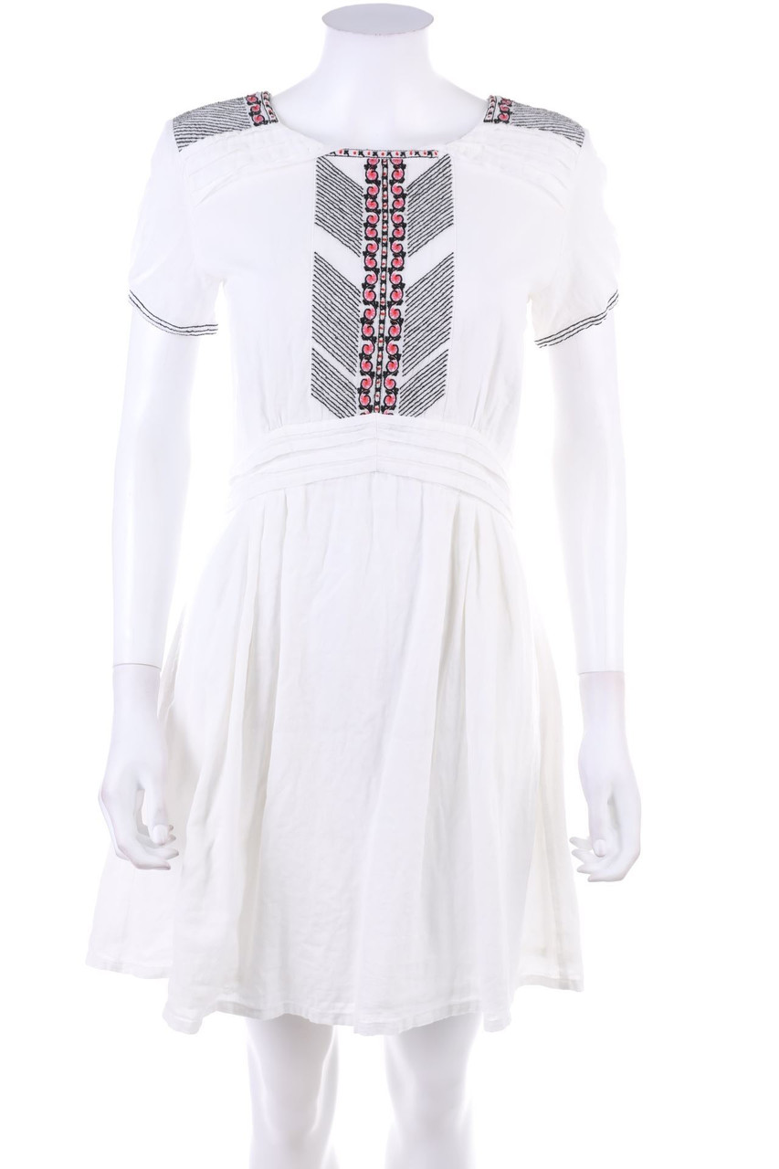 PAUL & JOE - Boho-Mini Dress with Embroideries - D 34