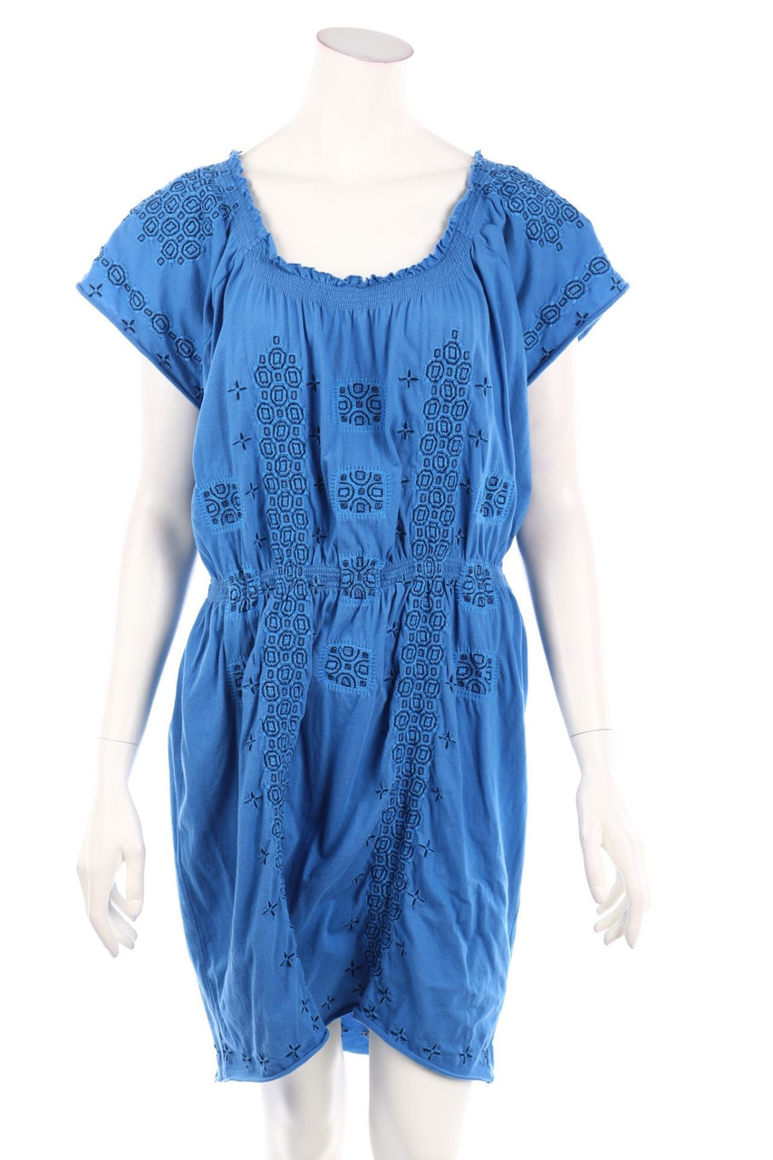 LEON & HARPER - Jersey-Kleid im Boho-Stil mit Stickereien - S