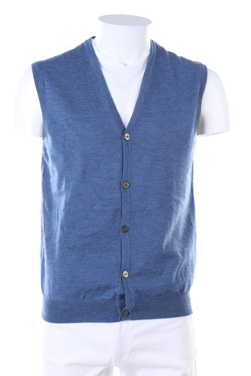 BOGGI Milano - Strick-Weste aus reiner Schurwolle - L