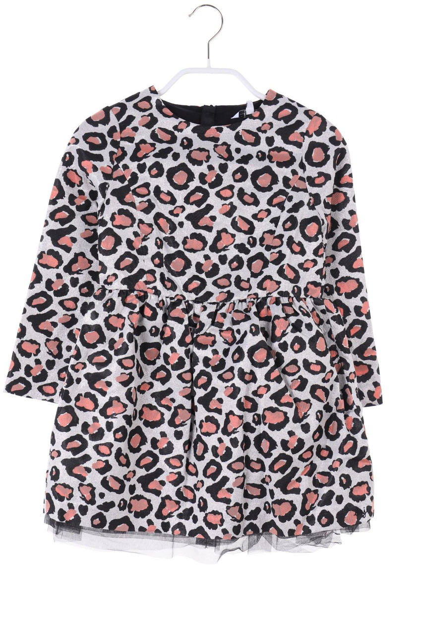 LITTLE MARC JACOBS - Glitter-dress with Leo Print - 116