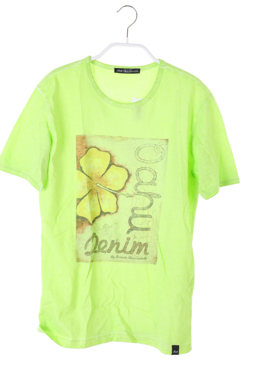 DANIELE ALESSANDRINI - T-Shirt with Flower Print - 164