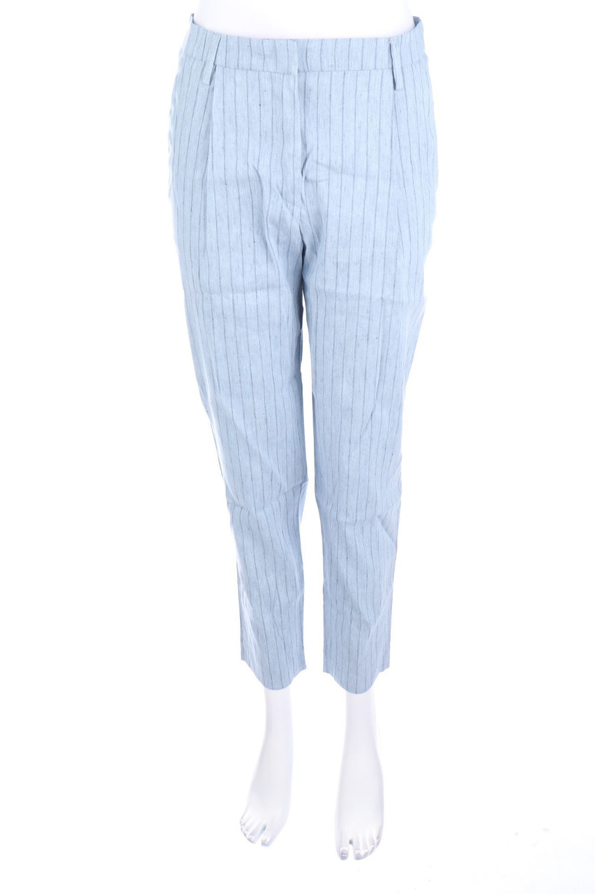 KUBERA 108 - Pleated Pants, Linen Mix - D 32