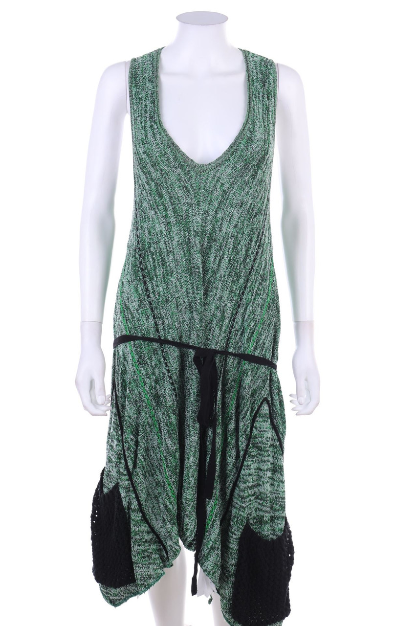 AKEP - Cotton Knit Dress, Layer Look - D 38