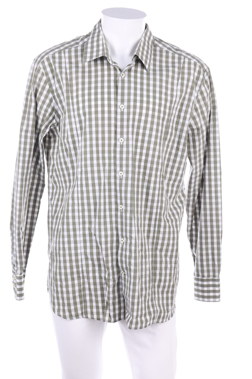 van Laack - kariertes Hemd - 45