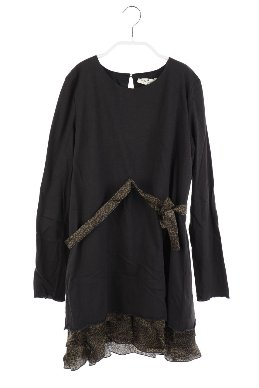 LE PETIT COCO - dress, Silk-blend with Leo Print - 158