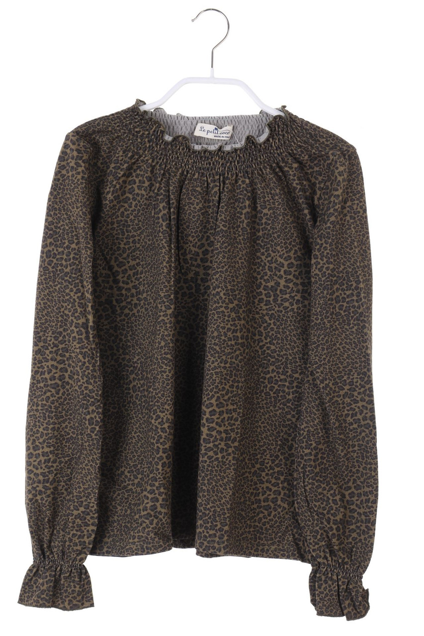LE PETIT COCO - T-Shirt with Leo Print - 158