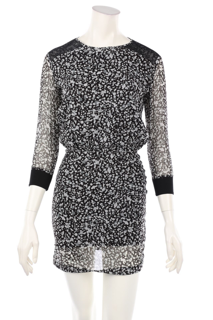 COSTUME NEMUTSO - Chiffon-Dress with Deep Back Cutout - D 36