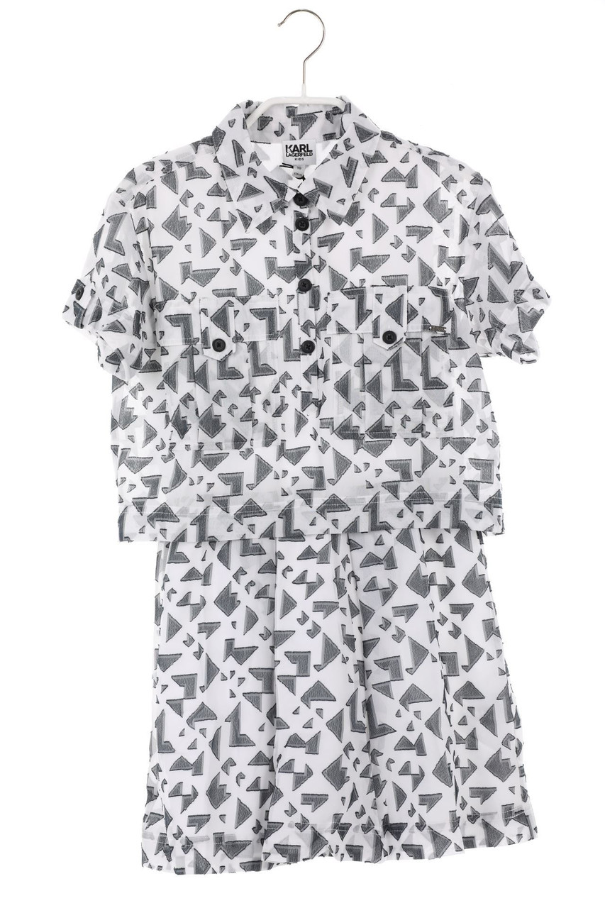 KARL LAGERFELD KIDS - dress with Pattern - 146