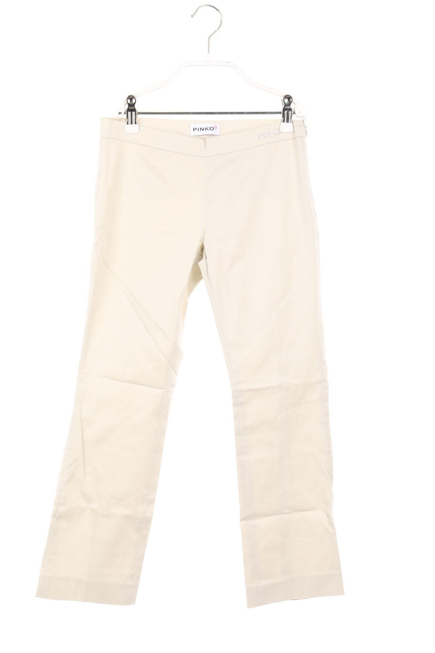 PINKO UP - pants with Rhinestone Logo - 146