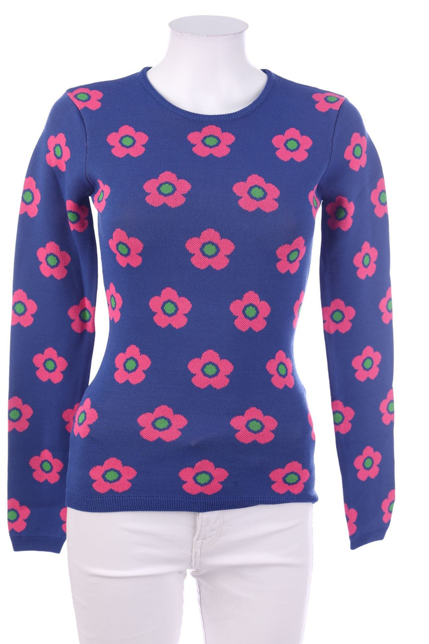 MANOUSH - Strick-Pullover mit Blumen-Print - XS