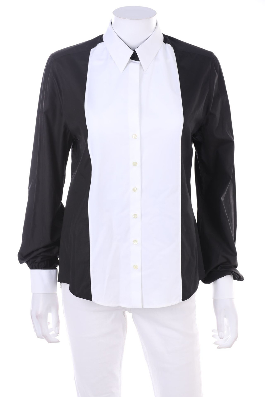 L72 - Two Tone-Shirt Blouse - D 36