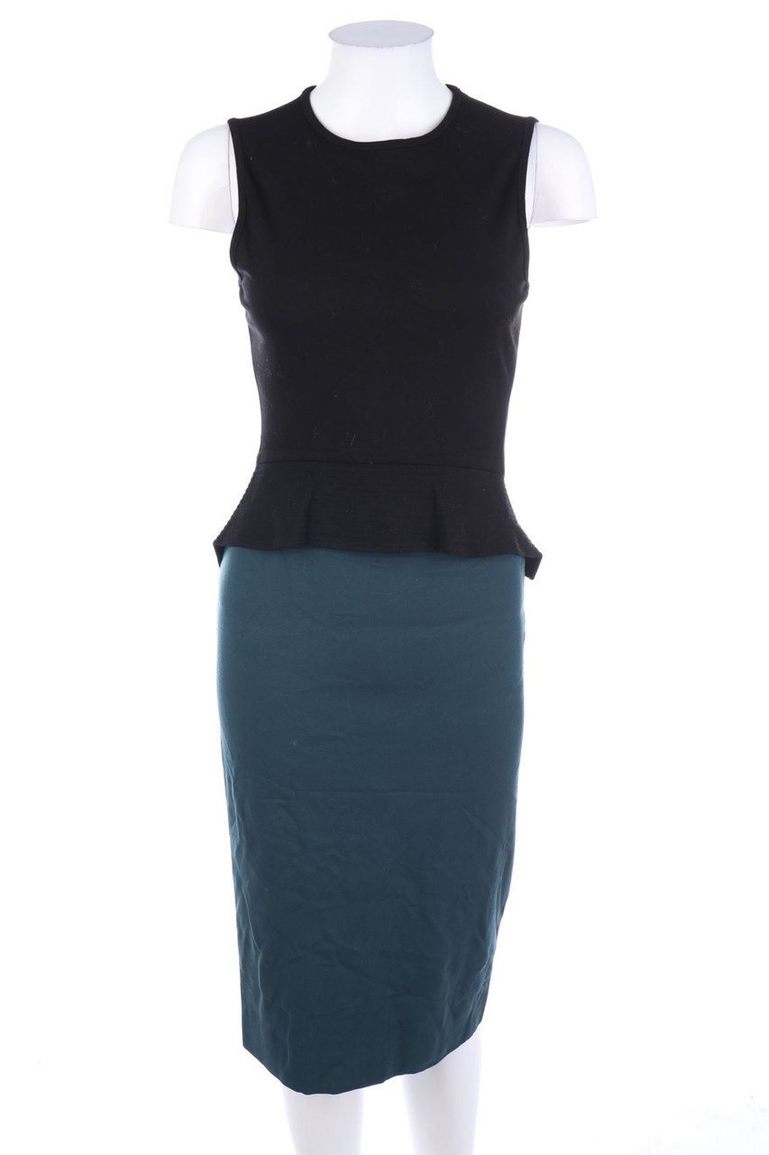 STELLA McCARTNEY - Two Tone-Cocktail Dress, Peplum - D 32