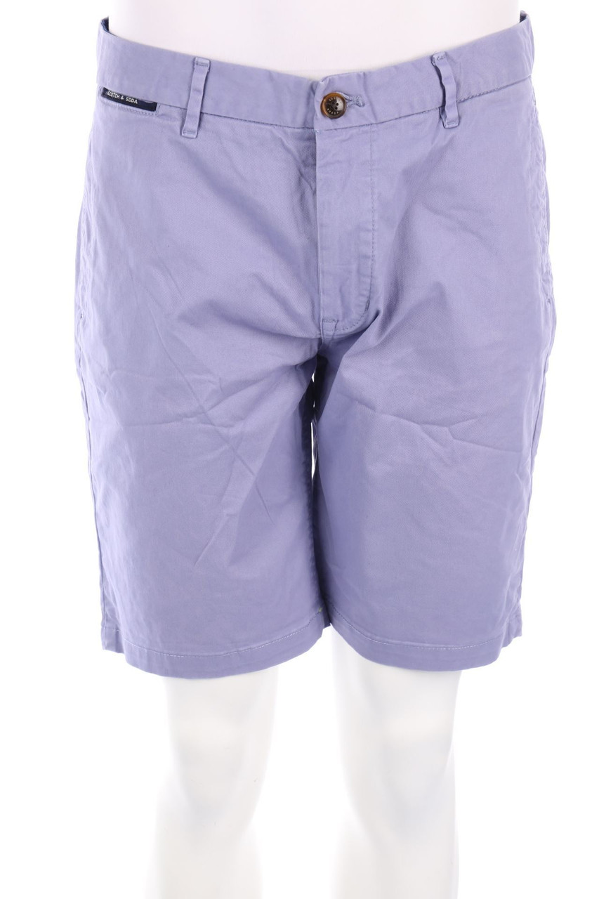 SCOTCH & SODA - Chino-Shorts mit Logo-Plakette - W32