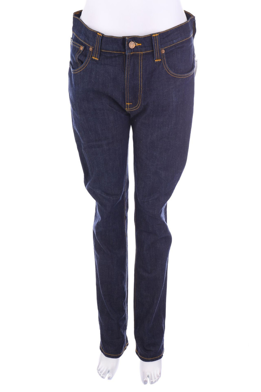 Nudie Jeans - Dark Denim Straight Cut Jeans - W33