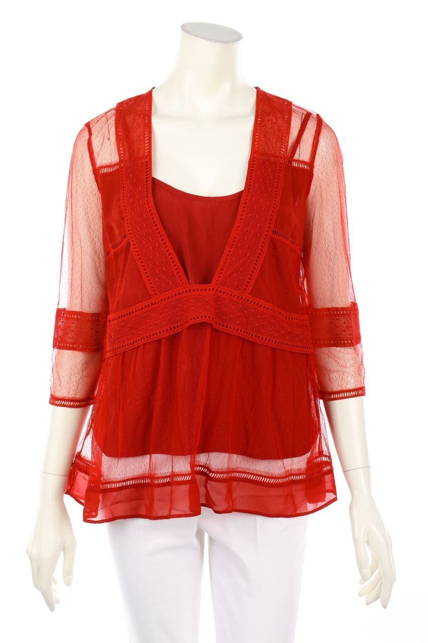 ATOS LOMBARDINI - Bluse aus Spitze - D 36