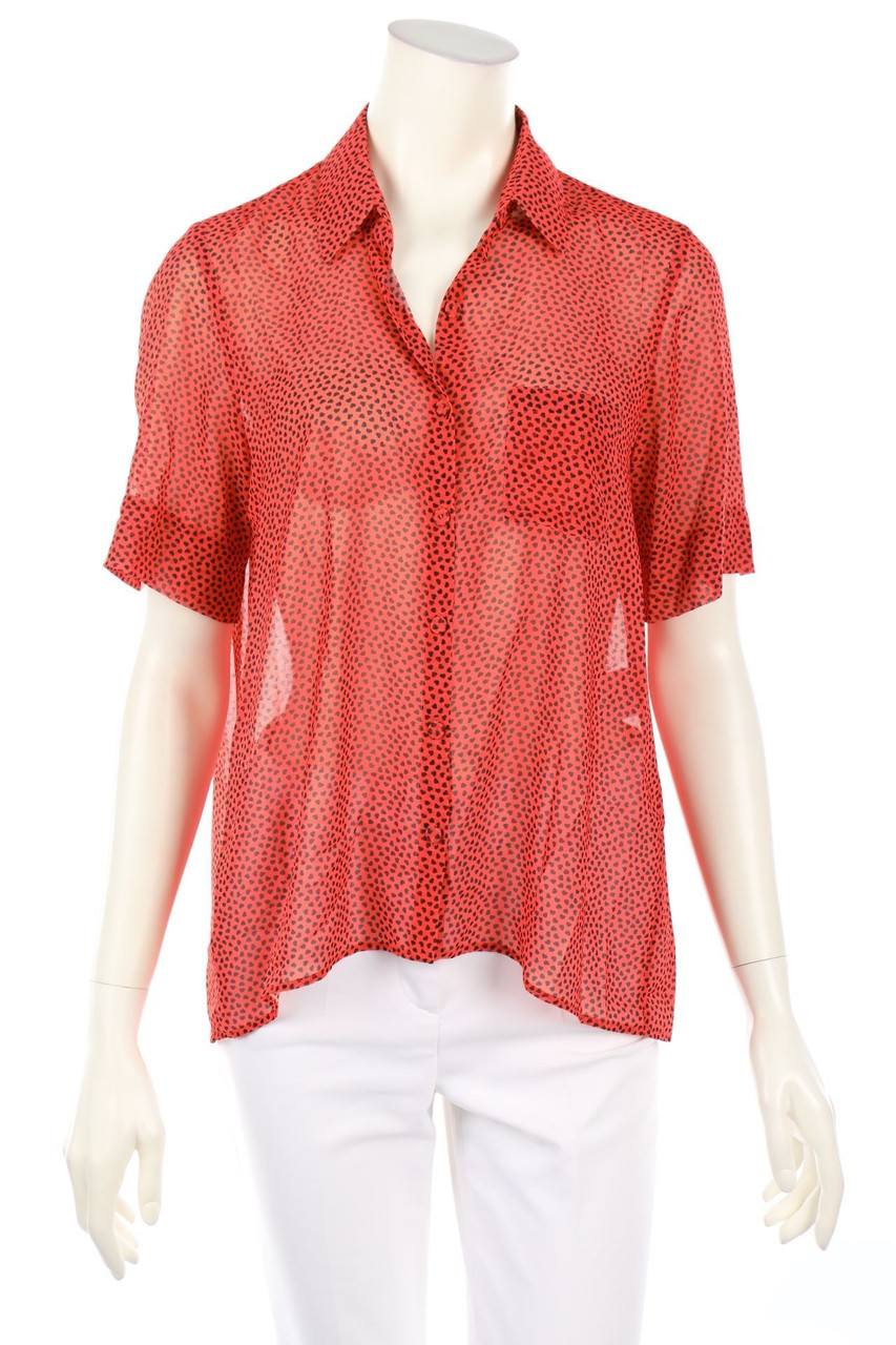 FABRIZIO LENZI - Chiffon-Shirt Blouse - D 34