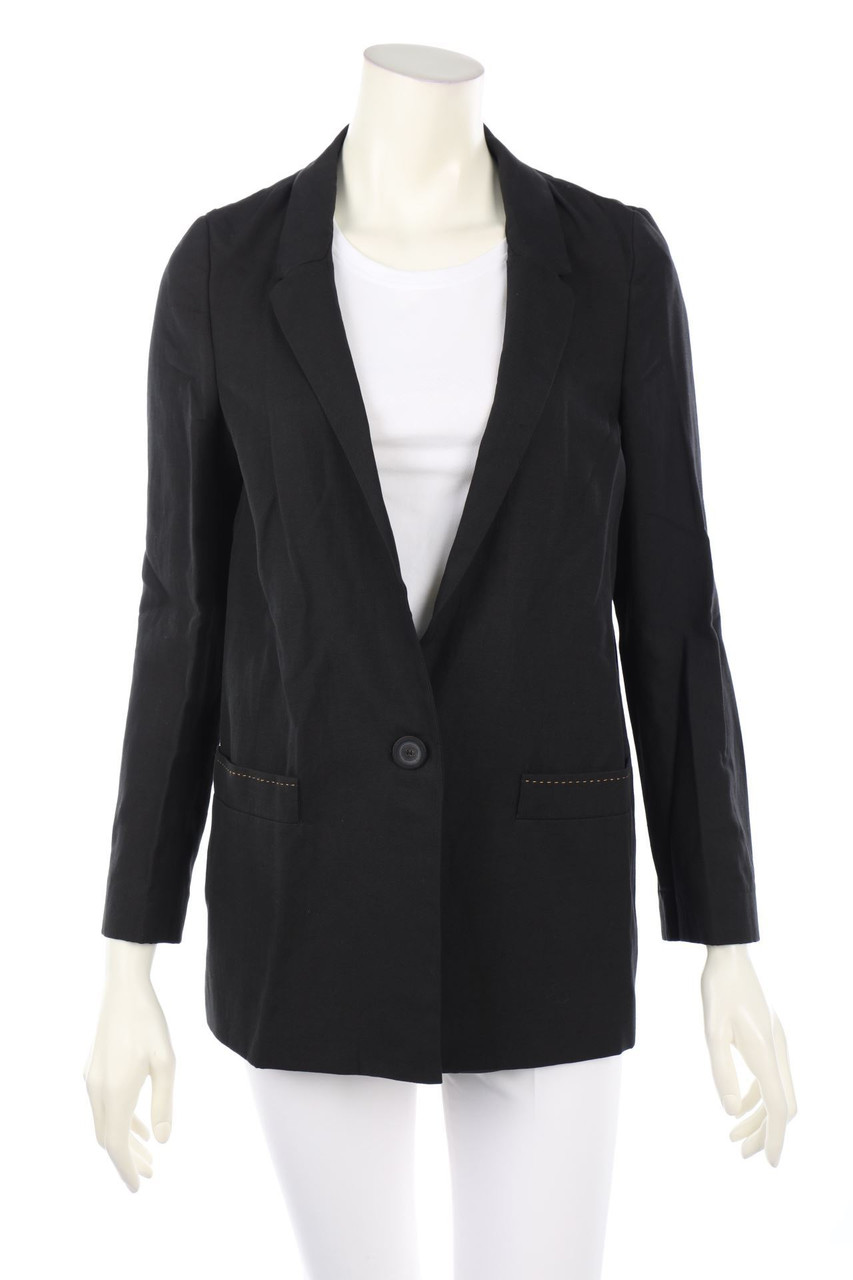 momonì - Oversize-Blazer aus Leinen-Mix mit Seide - D 36
