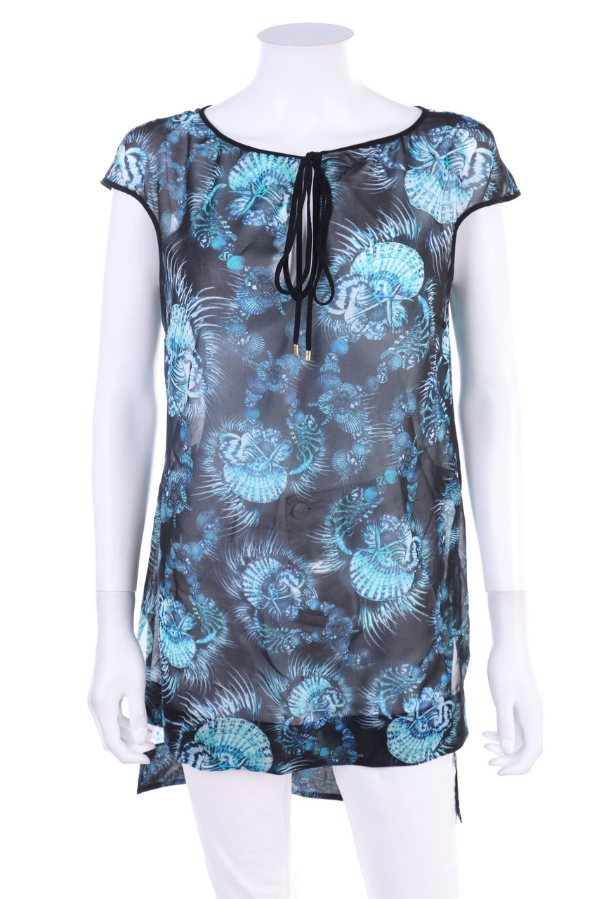 Just cavalli - Chiffon-Shortsleeve Blouse - D 36