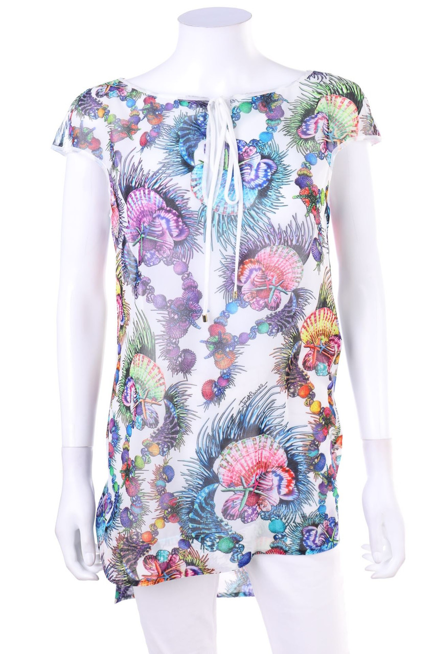 Just cavalli - Chiffon-Blouse with Print - D 34