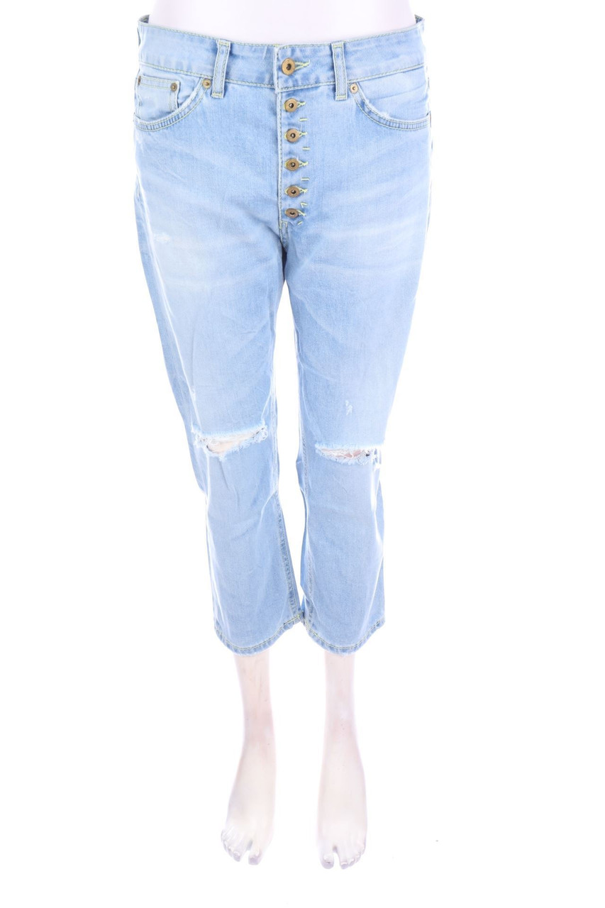 Dondup - Destroyed Cropped-Jeans - W29