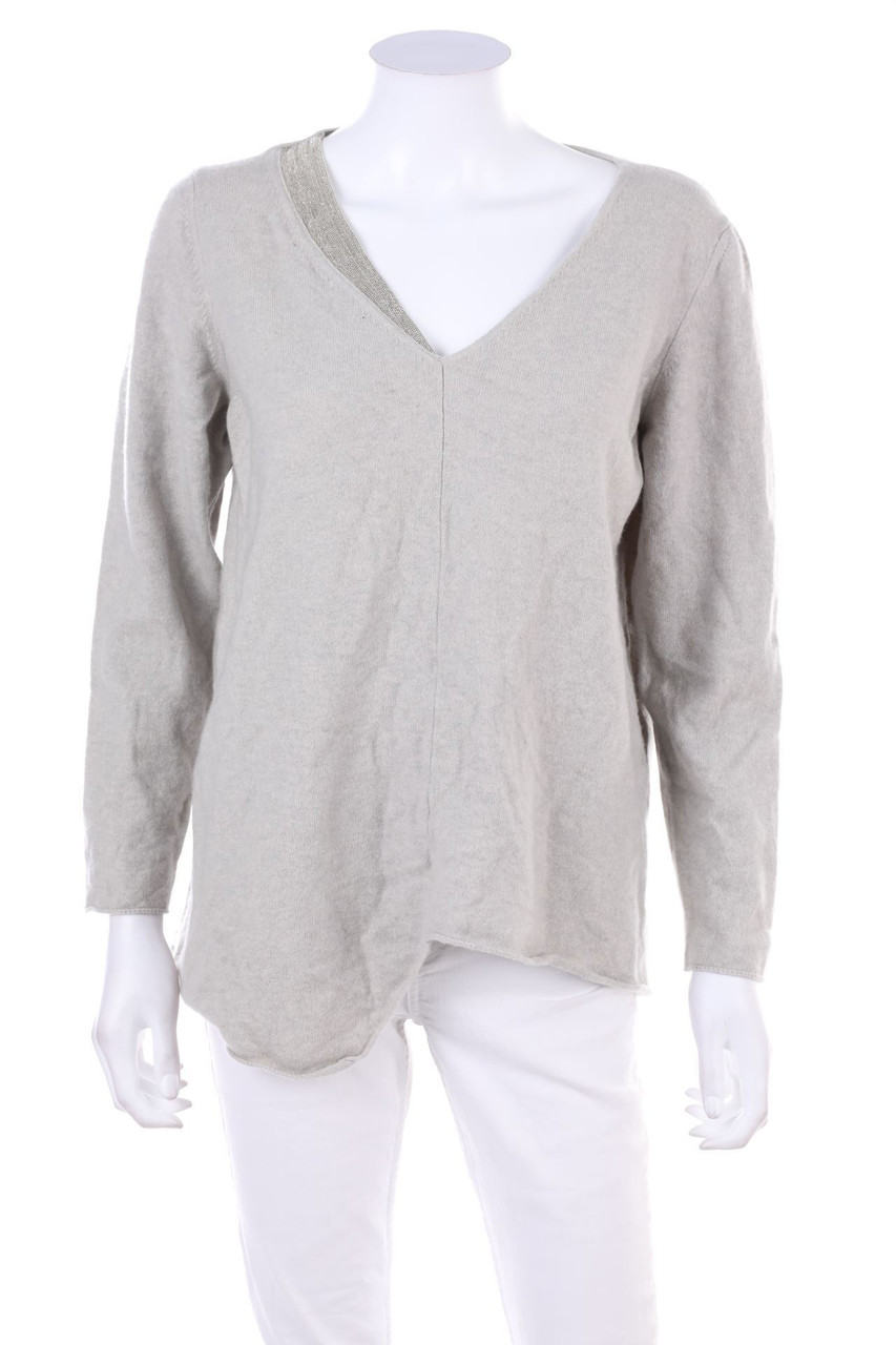 FABIANA FILIPPI - Strick-Pullover mit asymmetrischem Schnitt - D 42