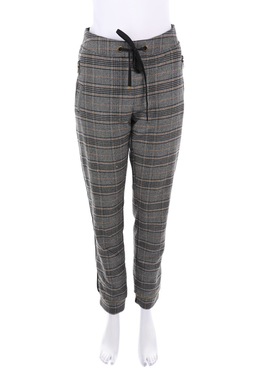 MOS MOSH - Jogger-Hose mit Karo-Muster - D 40