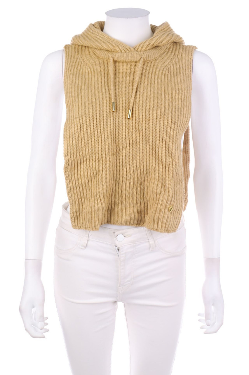 sandro - Strick-Top mit Kapuze - ONE SIZE